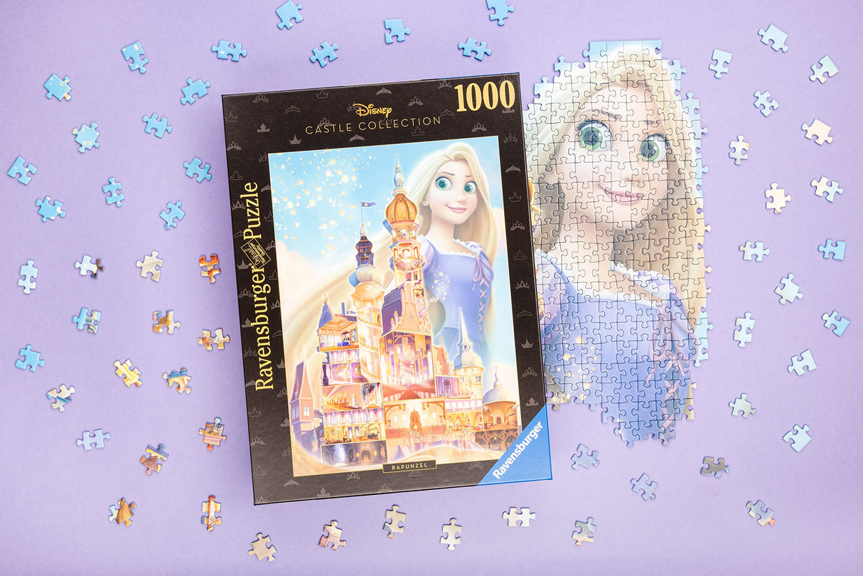 Ravensburger Disney Castle Collection - Rapunzel Themed 1000 Piece Jigsaw Puzzle | Unique Softclick Technology | Engaging Imagery | Perfect for Disney Fans | Item 17336 Ravensburger