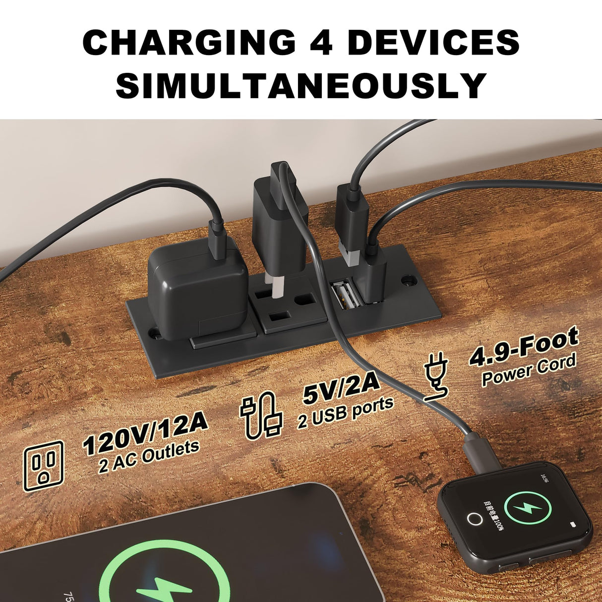 NASHZEN Dresser TV Stand with 7 Drawers, Dresser TV Stand with LED Lights & Power Outlets, Bedroom Dresser, Chest of Drawers up to 45'' Long TV, Wide Fabric Dresser with Open Shelf (Rustic Brown) NASHZEN