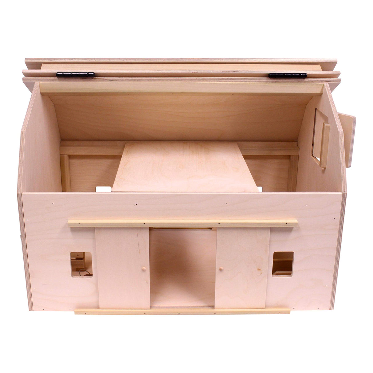 AmishToyBox.com Large Wooden Hip-Roof Barn Toy with Hay Loft, Amish-Made AmishToyBox.com