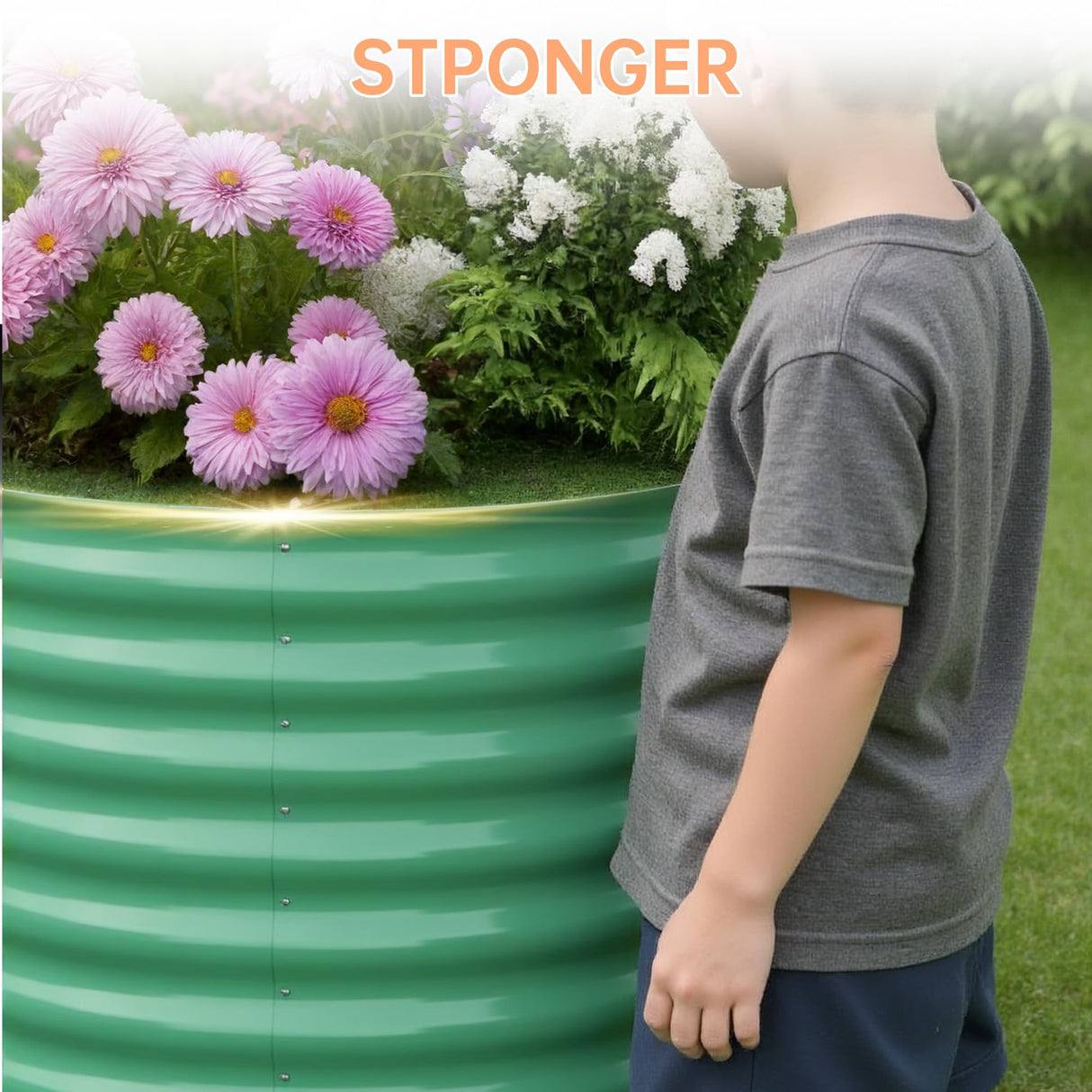 6x3x2ft Galvanized Raised Garden Bed Outdoor, 24" Tall Metal Planter Box for Flowers Herbs Vegetables, Rust-Resistant Raised Garden Beds for Gardening, Easy Assembly Outdoor Garden Box & Planters Garvee