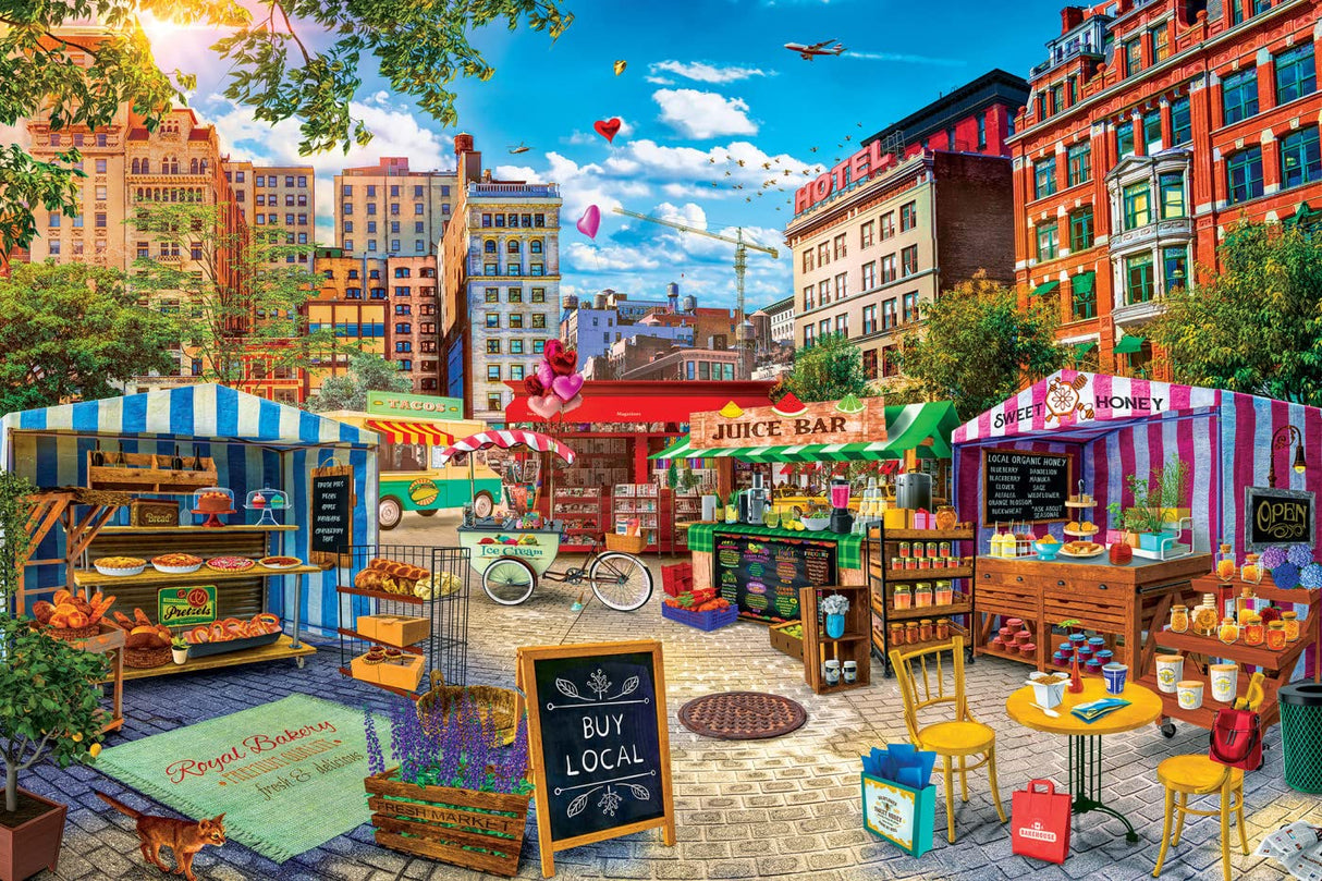 MasterPieces 5000 Piece Jigsaw Puzzle for Adults, Family, Or Kids - Buy Local Honey - 40"x60" Masterpieces