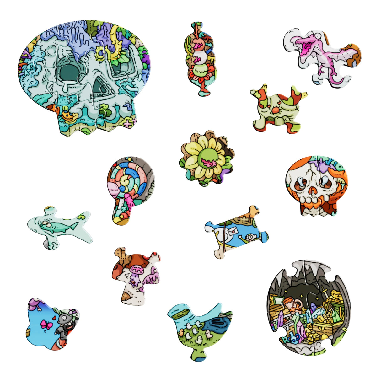 The Peckish Pirates • 1000-Piece Jigsaw Puzzle from The Magic Puzzle Company • Series Four Magic Puzzle Company