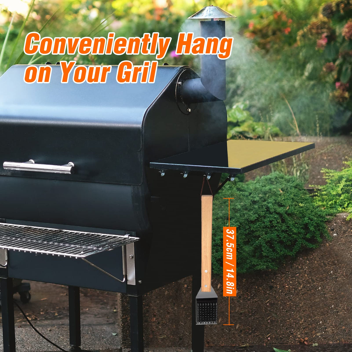 SIMPLETASTE Grill Brush and Scraper, Durable & Effective, Include Extra Stainless Steel Bristles Head for Replacement, Wire Grill Brush for Outdoor Grill, Grill Accessories Gift for Men/Dad SIMPLETASTE