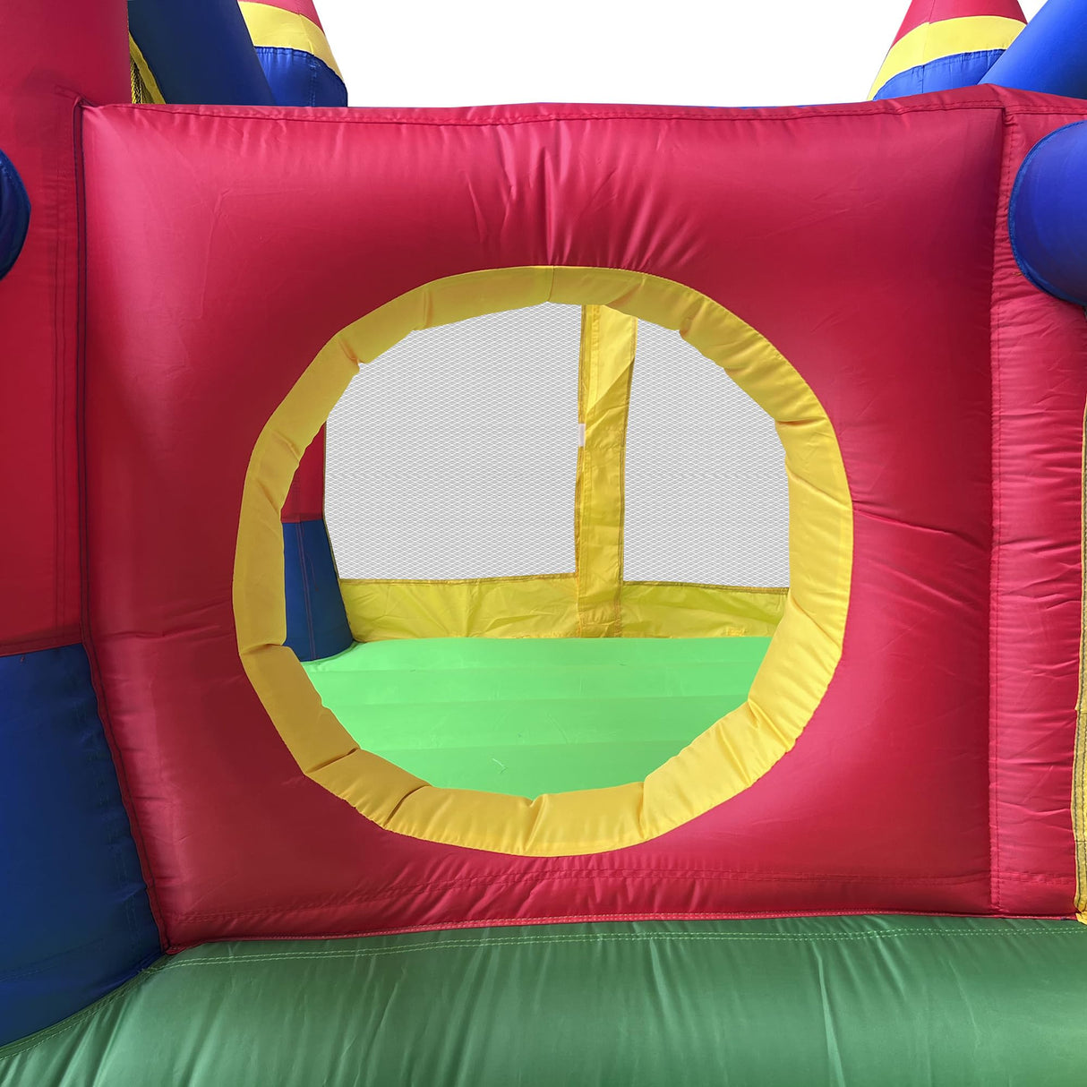 Cloud 9 Inflatable Castle Bounce House with Blower, Bouncer for Kids with Two Slides and Jumping Areas Cloud 9