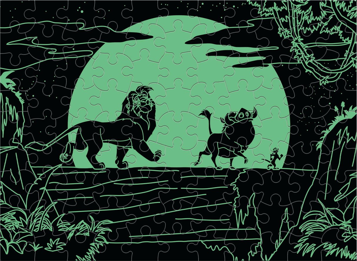 Ceaco - Disney - The Lion King - Glow in The Dark - 100 Piece Jigsaw Puzzle Ceaco