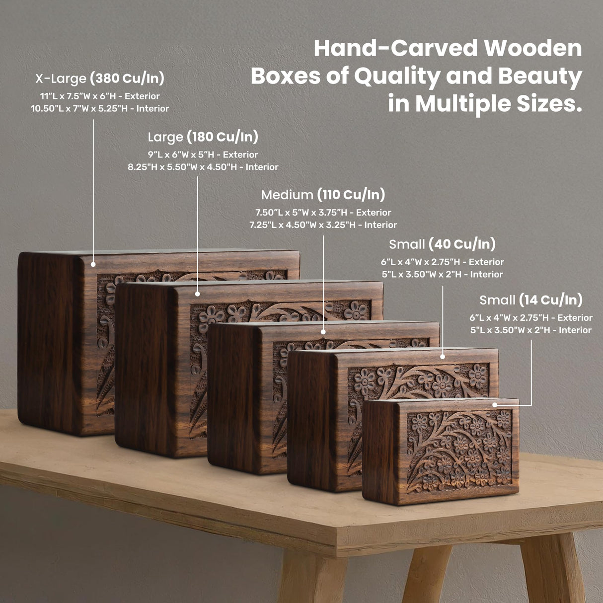 STAR INDIA CRAFT Handmade Tree of Life Urns for Human Ashes, Adult Large Cremation Urns, Funeral Urns Engraved, Burial Urns - 185 lbs STAR INDIA CRAFT