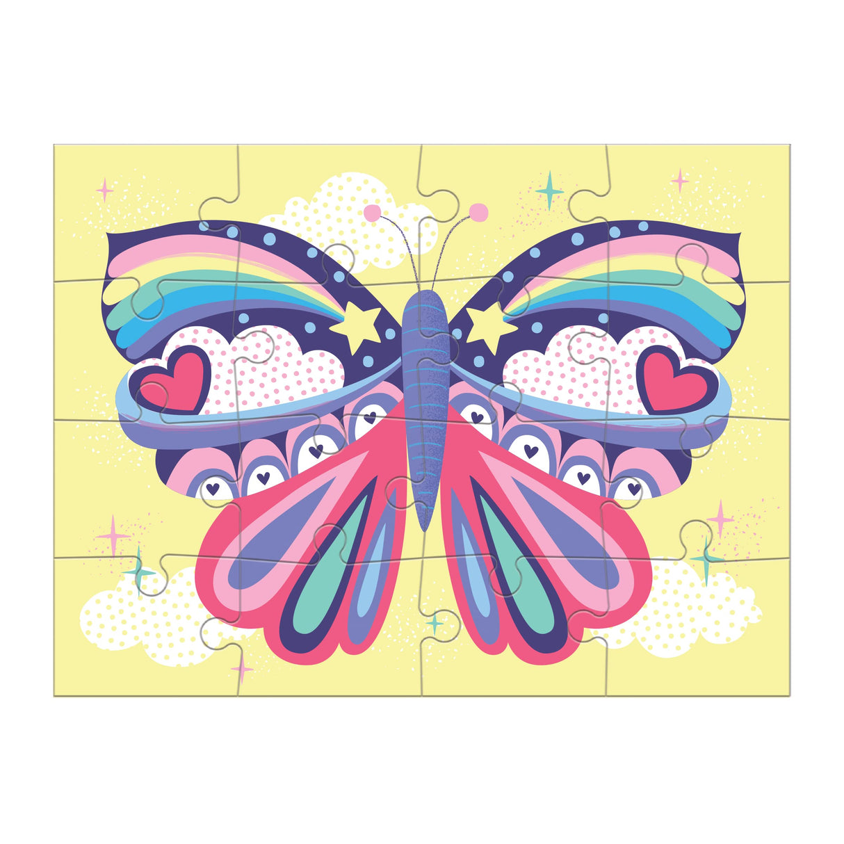 Mudpuppy Unicorn Magic Level Up! Puzzle Set from Mudpuppy, Includes 4 Jigsaw Puzzles with 16 – 28 Pieces, Features Enchanting and Magical Unicorns, Perfect for Ages 3+ Mudpuppy