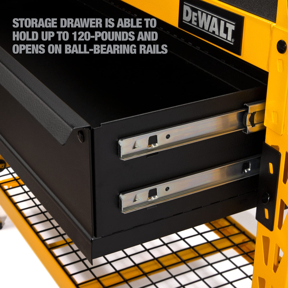 DEWALT 2-Shelf Industrial 4- Carbon Steel Foot Storage Rack Work Station Kit (DXST3000WB) DEWALT