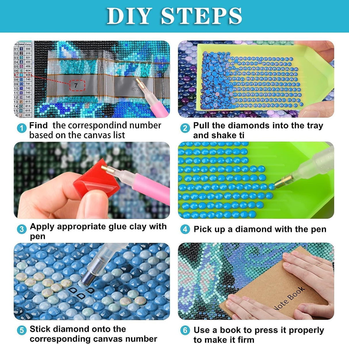 5D Diamond Painting Kits for Adults Beginners, Moonlight Waterfall Diamond Art Kits for Adults, DIY Full Drill Round Moon Landscape Diamond Dots, Home Wall Decor 12x16 Inch Accompany Wind