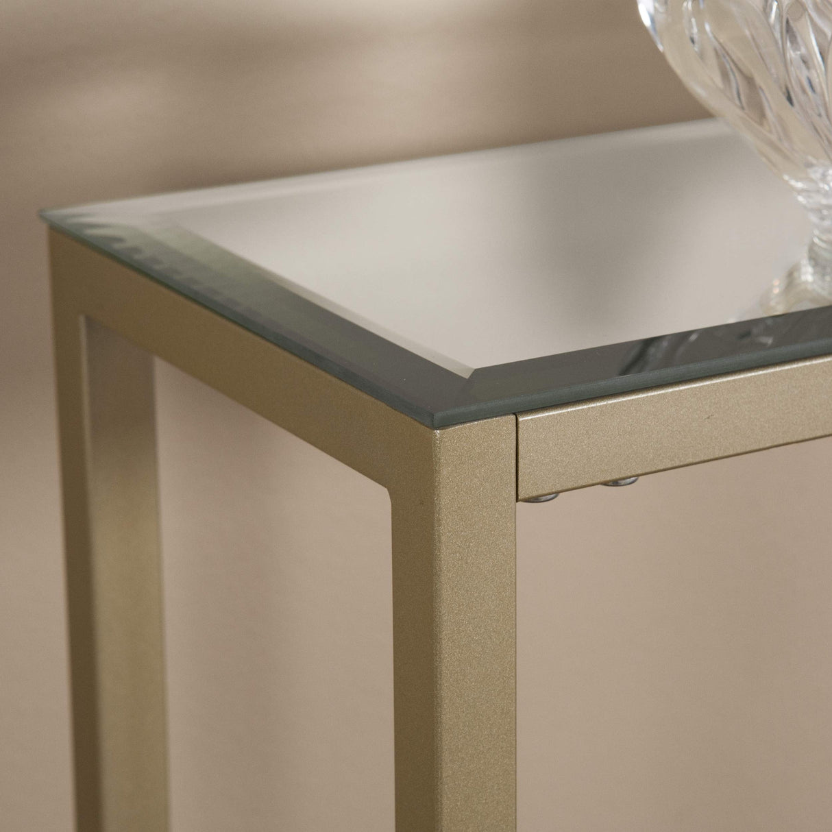 SEI Furniture Southern Enterprises Darrin Narrow Console Table, 36" W, Metallic gold, AMZ7929MC SEI Furniture