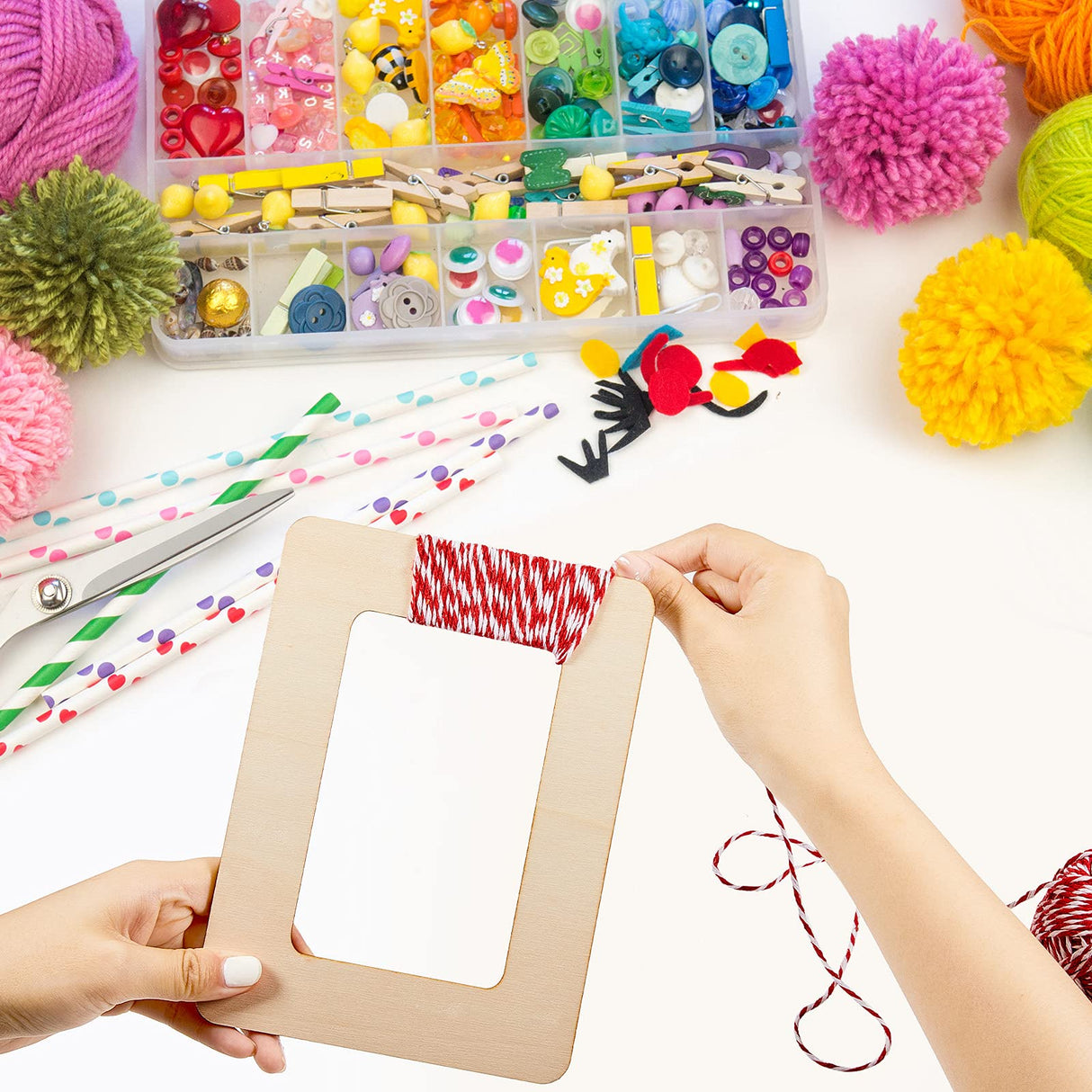 Yalikop 3 Pieces DIY Wood Frames for Crafts Unfinished 4 x 6 inch Picture Frames for Mother Gifts Wedding Crafts Wood, DIY Painting, Graduation Ceremony Decorate Yalikop