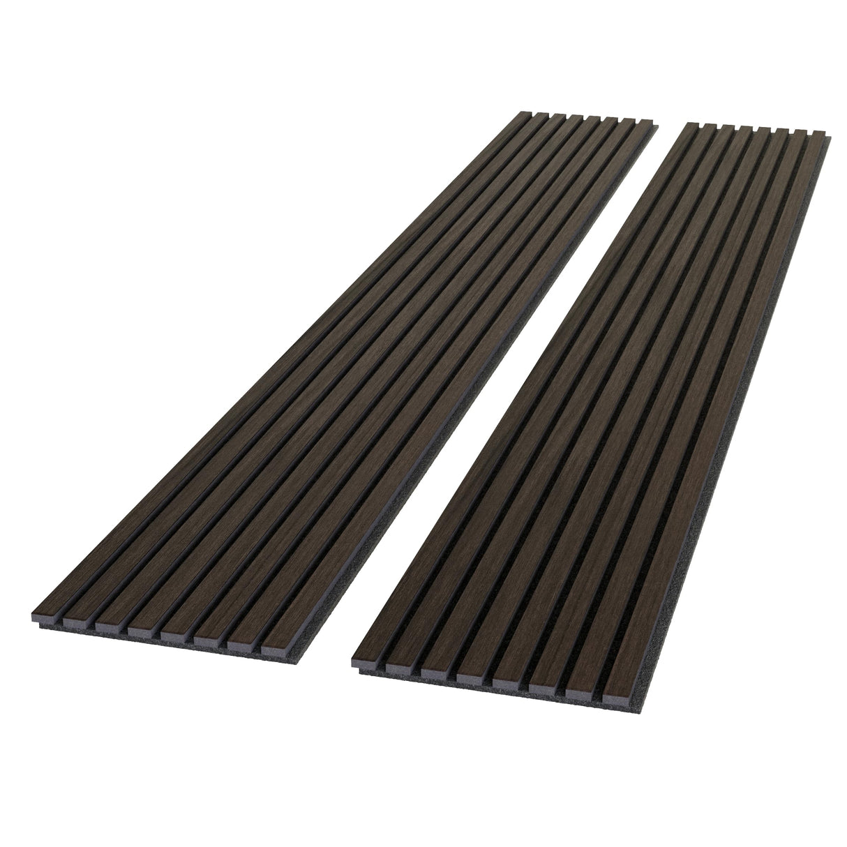 Wood Wall Panels, 2-Pack 94.5" x12.6" Soundproof Wall Panels, Wood Slat Wall Panels for Wall Decor, Smoke Oak AEVDOY