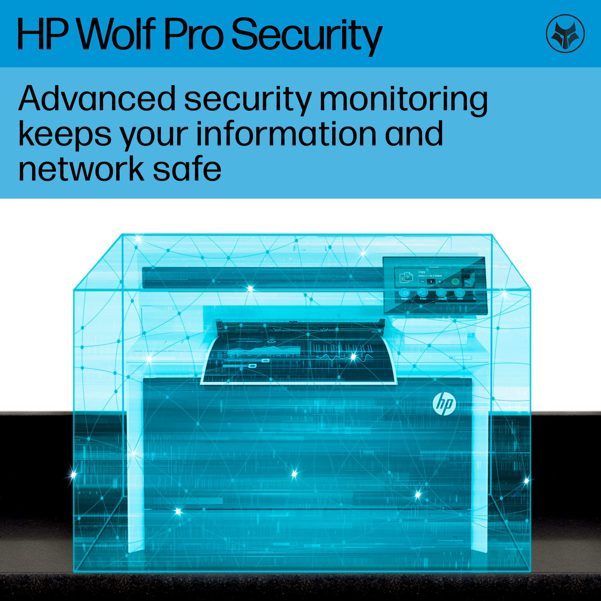 HP Color LaserJet Pro MFP 4301fdn Printer, Print, Scan, Copy, Fax, Fast, Easy setup, Mobile printing, Advanced security, Best-for-small teams. Ethernet & USB only. Not Wireless. 16.6 x 17.1 x 15.1 in. HP