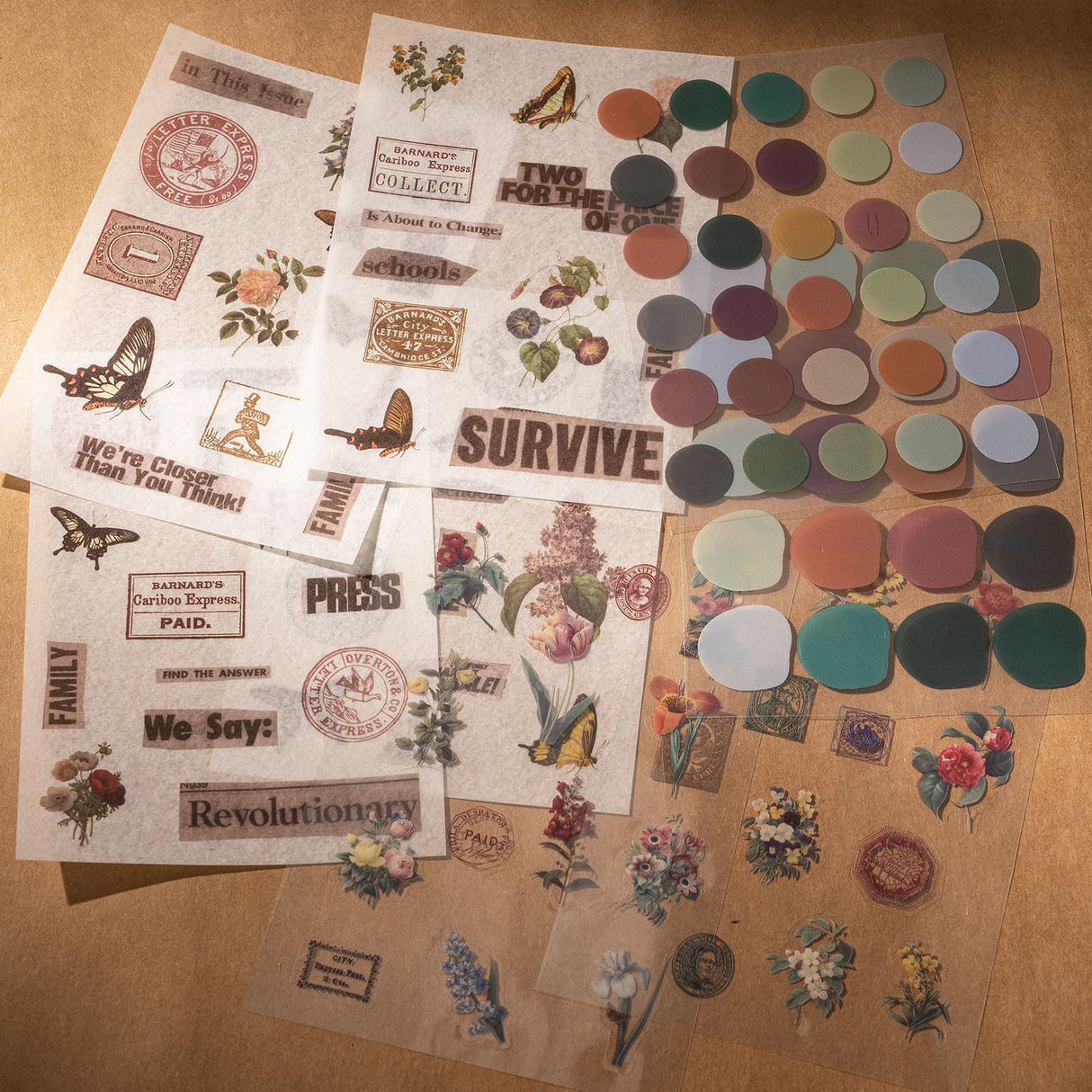 YagCu Scrapbook Kit for Beginners, Aesthetic Junk Journal Supplies, Scrapbooking and Journaling Materials, Bullet Journals Stationery, Planner DIY Arts Craft, Women Adults YagCu