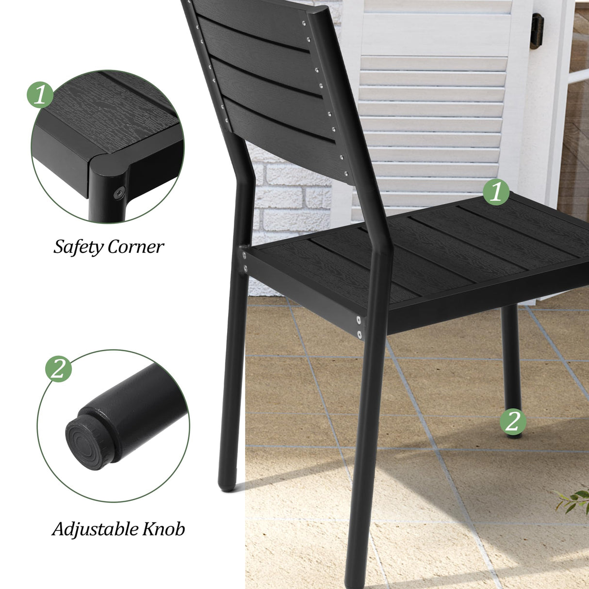 Pellebant 13 Piece Patio Table and Chairs Set for 12, Aluminum Outdoor Dining Set with Umbrella Hole, Stackable Dining Chairs & 114" Dining Table, Brown Pellebant