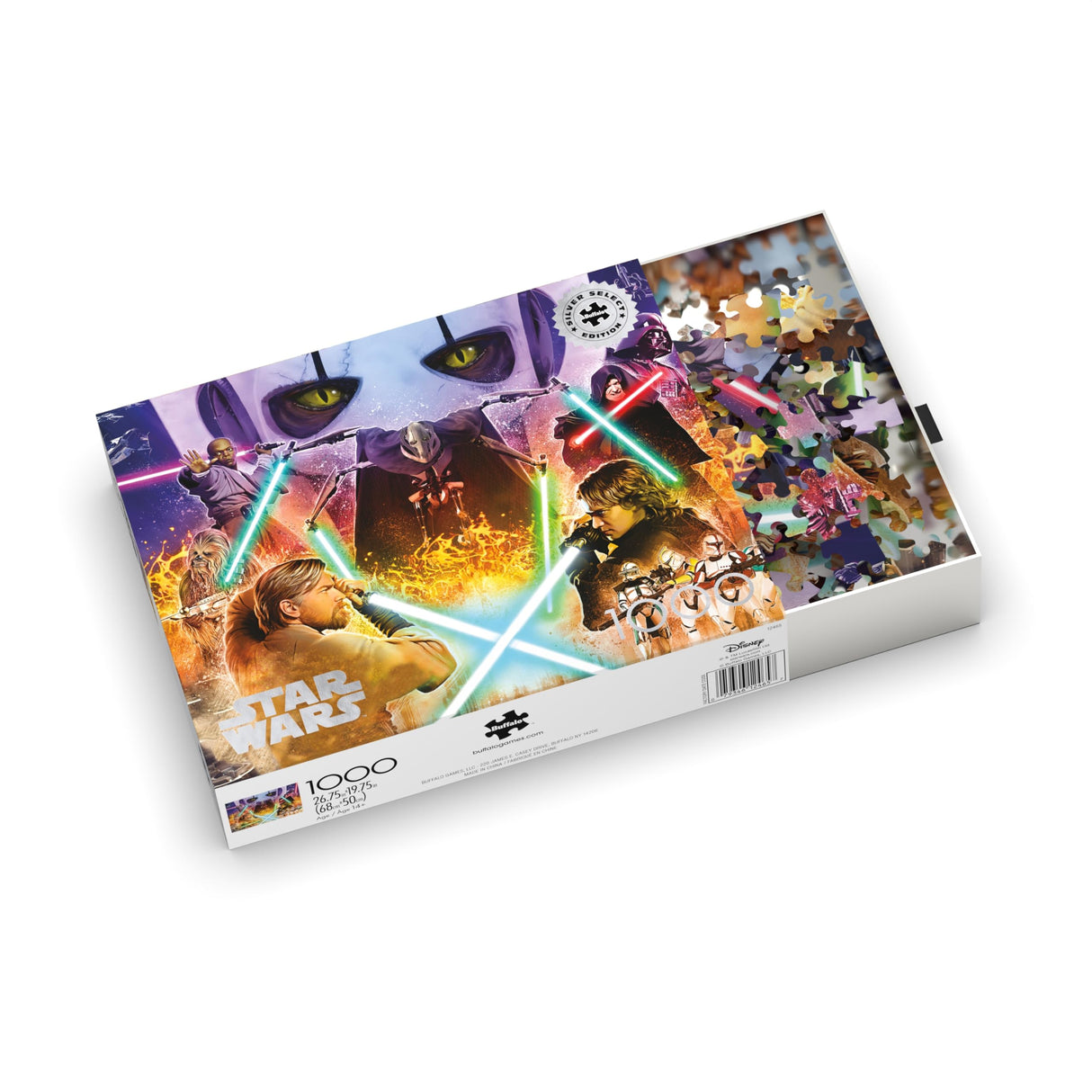 Buffalo Games - Silver Select - Star Wars - If You’re not with me, Then You’re My Enemy. - 1000 Piece Jigsaw Puzzle for Adults -Challenging Puzzle Perfect for Game Nights - Size is 26.75 x 19.75 Buffalo Games