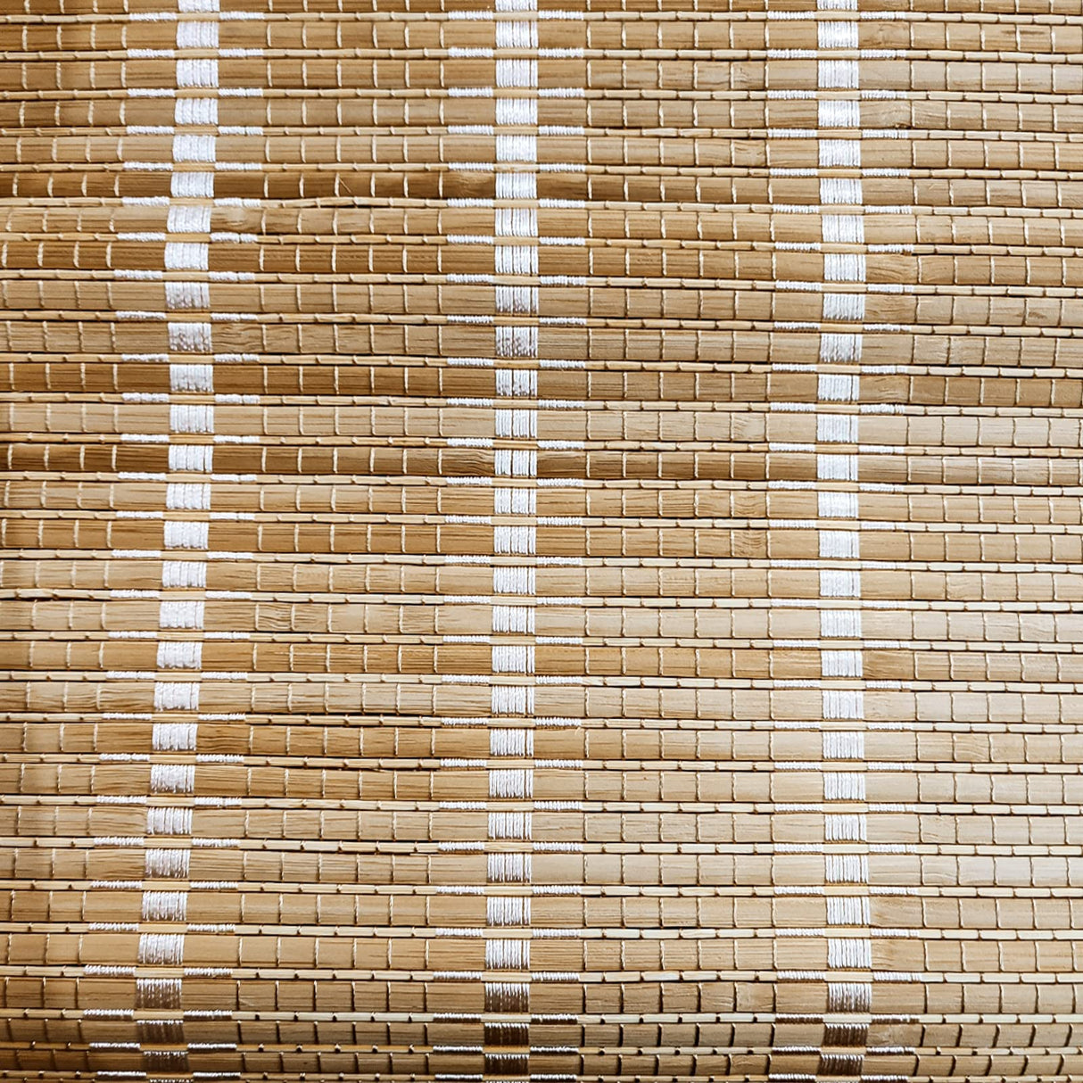 LETAU Cordless Wood Window Roman Shades, Bamboo Window Blinds, Pattern 14 LETAU