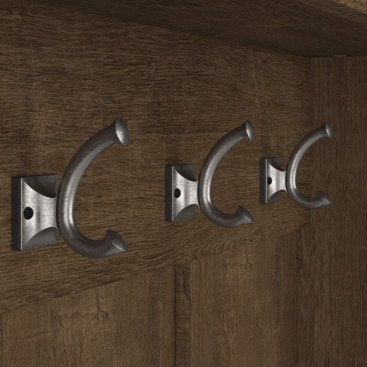 kathy ireland Home by Bush WDL011ABR 69-Inch Entryway Storage Set with 18 Shelves, Ash Brown Bush Business Furniture