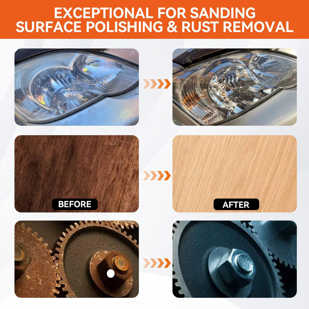 Aolabela 118Pcs Die Grinder Sanding Disc Set - 2 Inch Quick Change with 1/4 inch Holder Discs Surface Conditioning & Grinding Accessories Kit for Die Grinder Attachments Rust & Paint Removal Aolabela