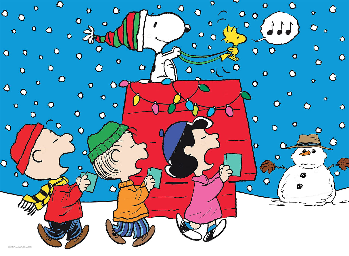 Ceaco - Peanuts - Holiday - Snoopy and The Singers - 100 Piece Jigsaw Puzzle Ceaco