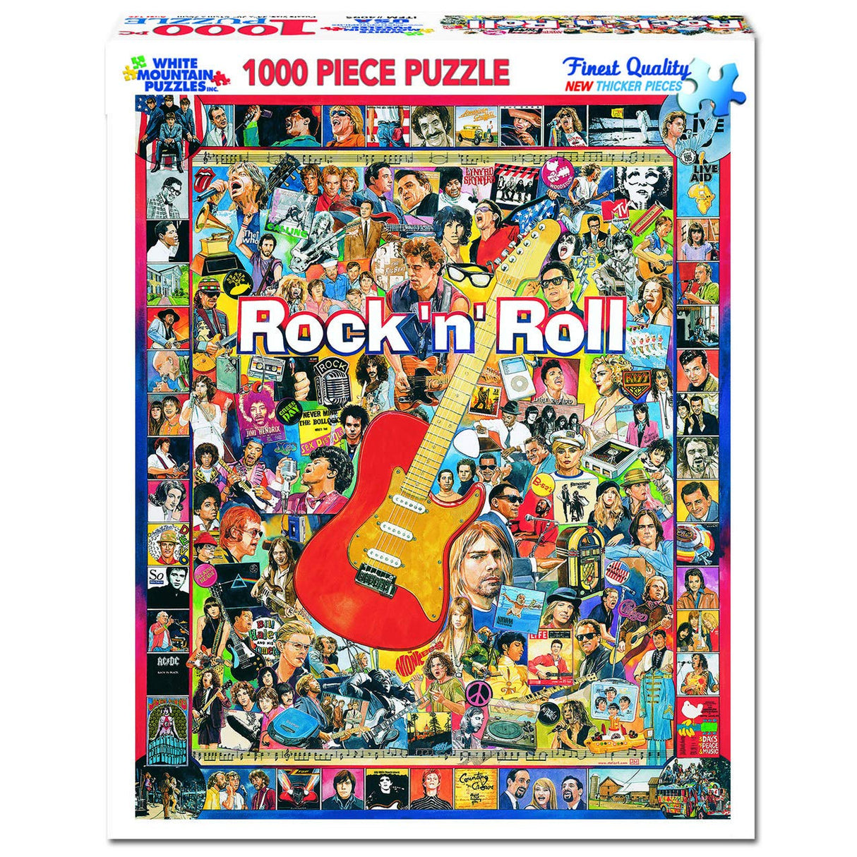 White Mountain Puzzles Rock 'N Roll - 1000 Piece Jigsaw Puzzle White Mountain