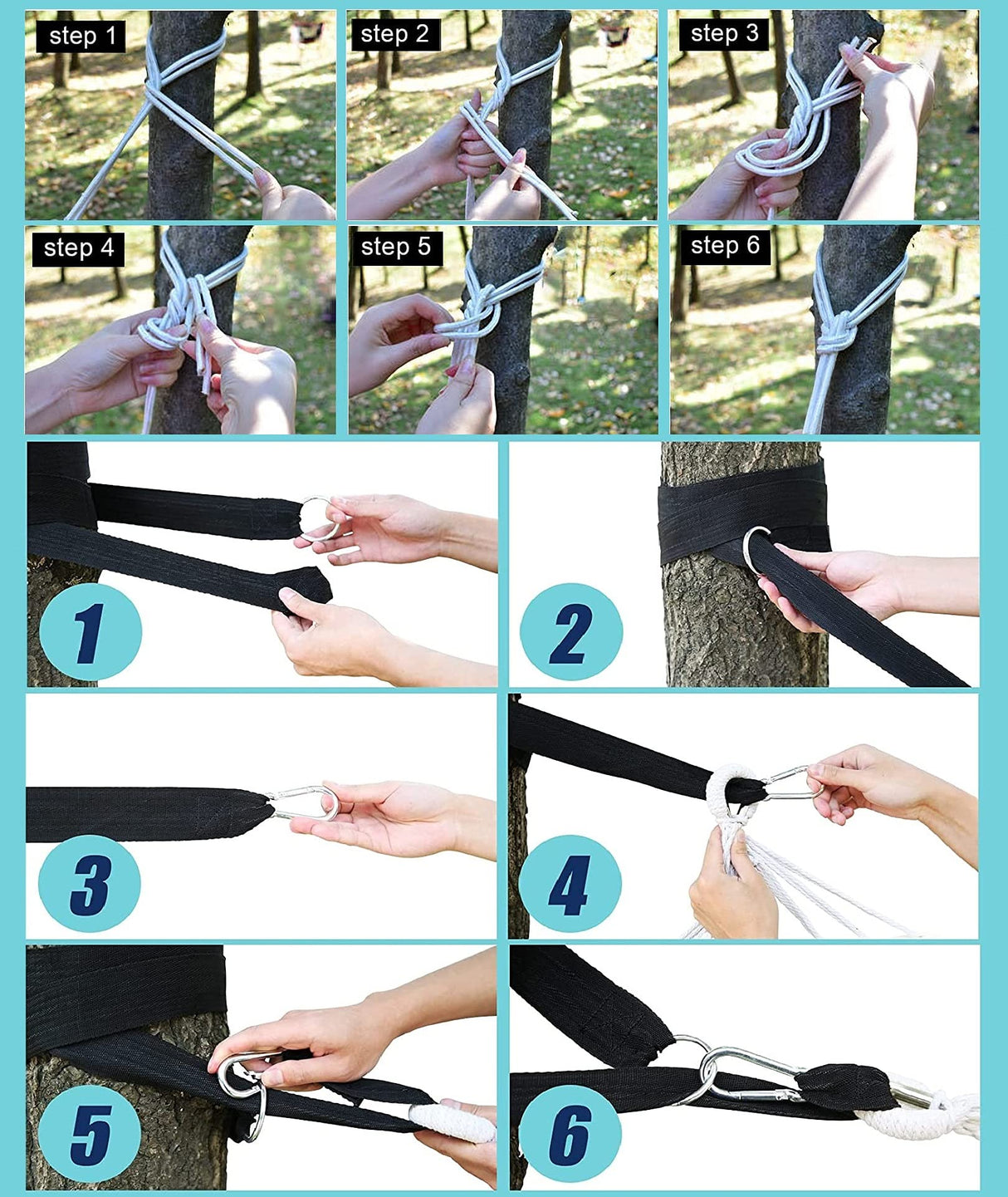 Double Brazilian Hammock 2 Person Canvas Cotton Fabric Hammock with Trees Strap for Patio Garden Balcony Porch Backyard Outdoor and Indoor STEGTA