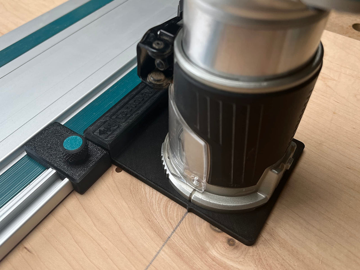 ToolCurve Guide Rail Adapter Compatible with Makita Router - Made in USA ToolCurve