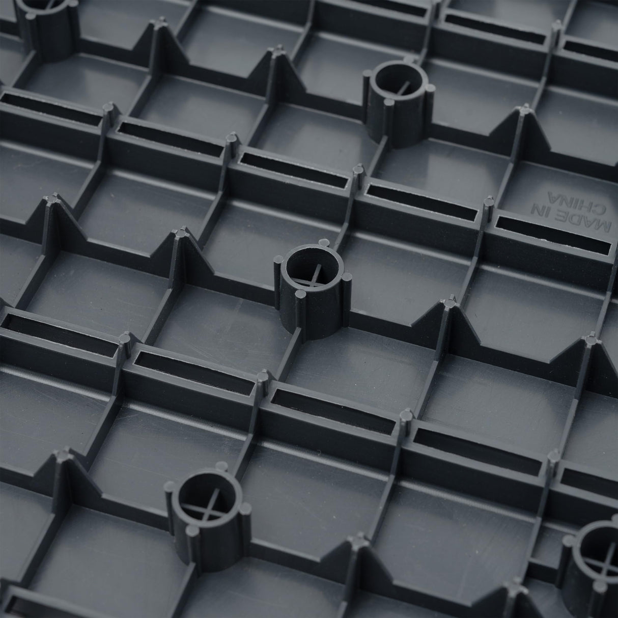 kejector 44 Pack Plastic Interlocking Deck Tiles,Patio Deck Tiles 12"x12" Square Waterproof Flooring Outdoor All Weather Use Slip-Resistant Decking Tiles for Poolside Balcony Backyard,Twill Lines kejector