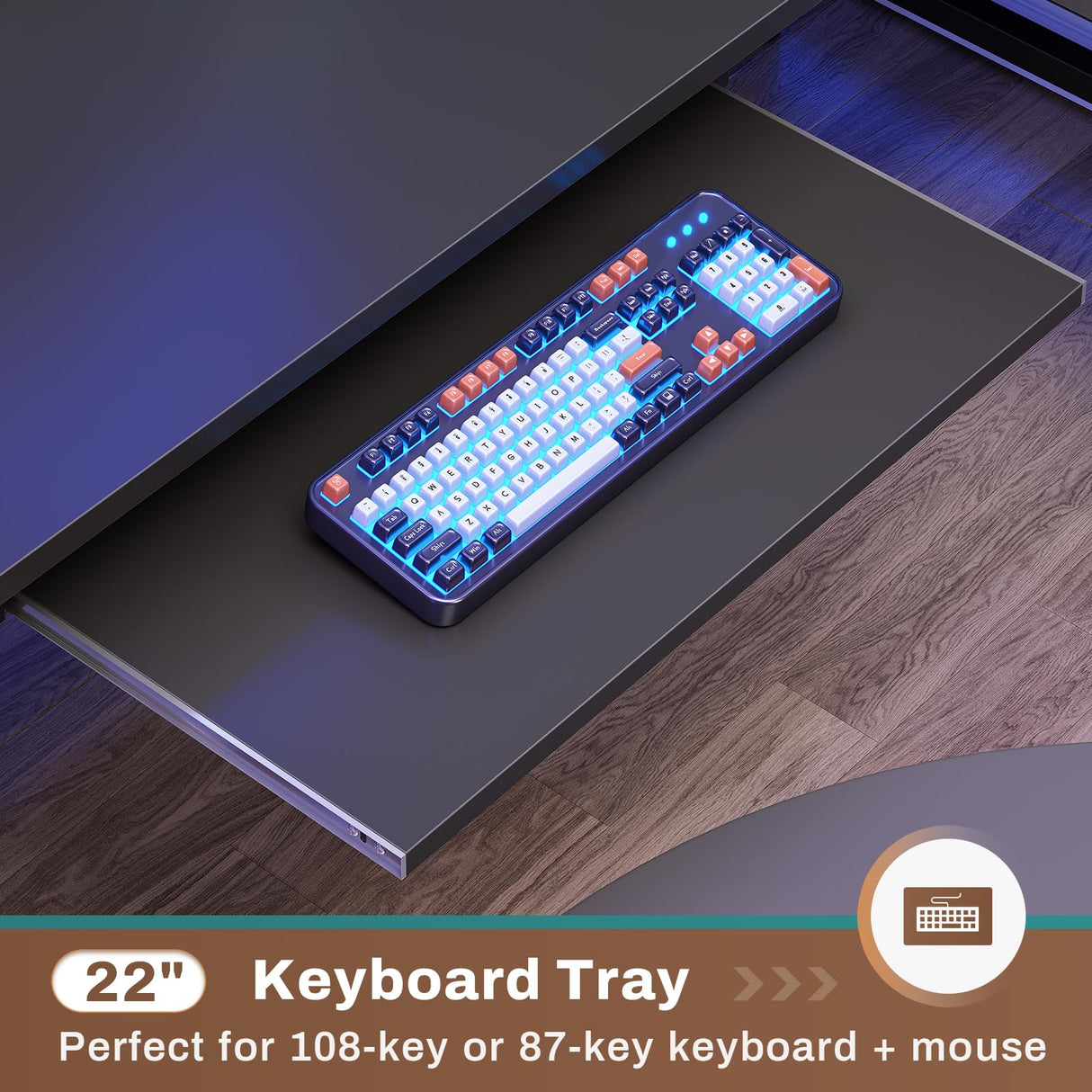 SEDETA L Shaped Gaming Desk with Hutch, 57.5” Reversible Corner Computer Desk with Storage Shelves, Gaming Desk with Pegboard, LED Lights, Power Outlet, Keyboard Tray and Storage Bag, Black SEDETA