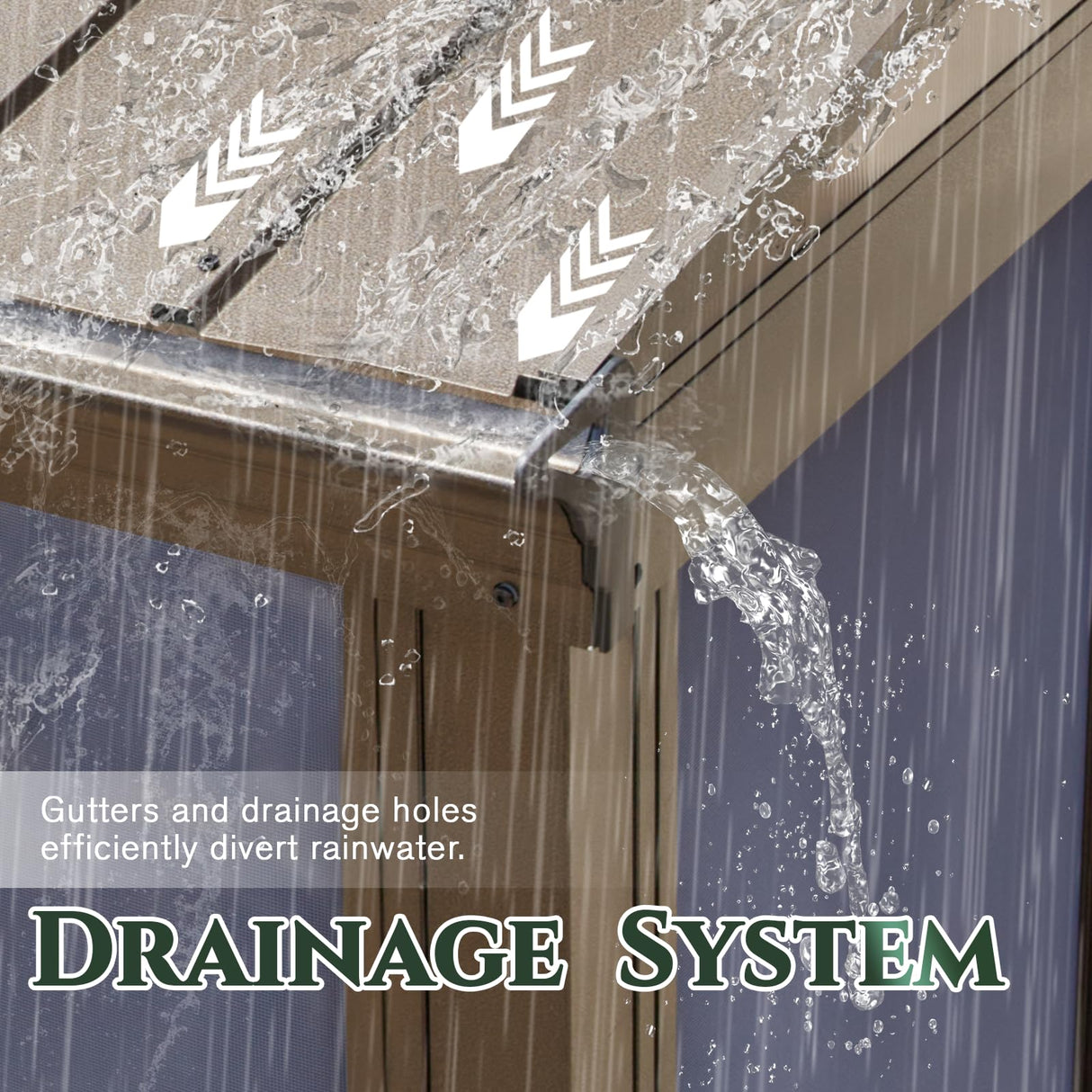 EROMMY 10' x 14' Sunroom, Wall Mounted Gazebo with Galvanized Steel Roof & Aluminum Frame, 3-Sided Sliding Doors, Lean to Gazebo with 6mm Thickened UV-Resistant PC Screen for Patio, Garden, Backyard EROMMY