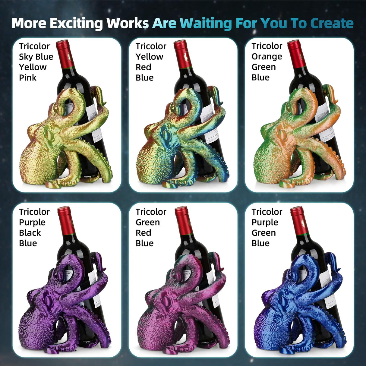 AICOPYTO Dual Color Silk PLA 3D Printer Filament 1.75mm,Dual Color 2-in-1 Gold-Black Silk Filament 1KG Spool (2.2lbs) Dimensional Accuracy Probability +/- 0.02mm Fit Most FDM 3D Printers, Black-Gold AICOPYTO