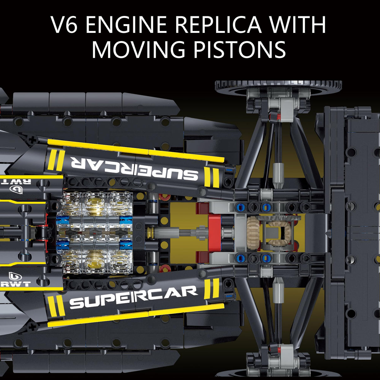 JSINMA Technic F1 RS20 Racing Car Building Kit – 1:8 Scale Collectible Set for Adults, 1650+ PCS Display Model with Realistic Details – DIY Engineering Gift for F1 Fans, Home or Office Display JSINMA
