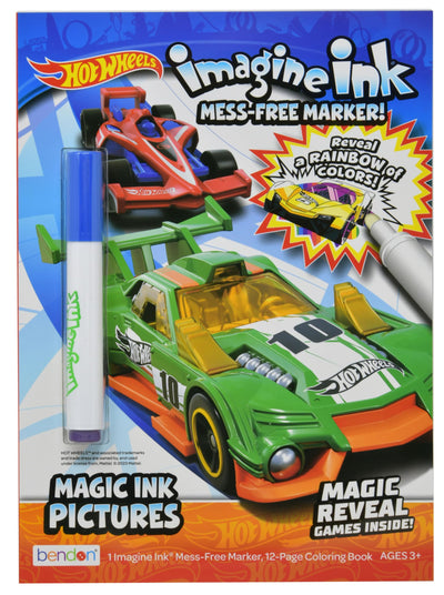 Hot Wheels | Hot Wheels Party Favors | Hot Wheels Coloring Book | Officially Licensed (Imagine Ink)