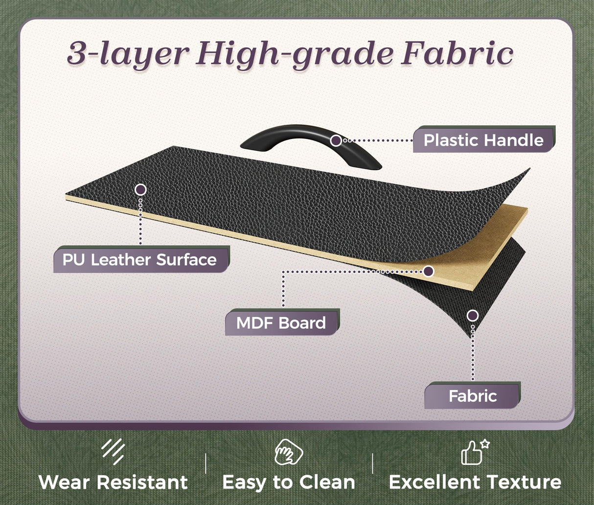 Huuger 63 Inch Dresser TV Stand with LED Lights, Power Outlets and USB-C Port, 12 Fabric Drawer Dresser for Bedroom, Wide Entertainment Center for 65, 70 Inch TV, Open Shelf, Black Huuger