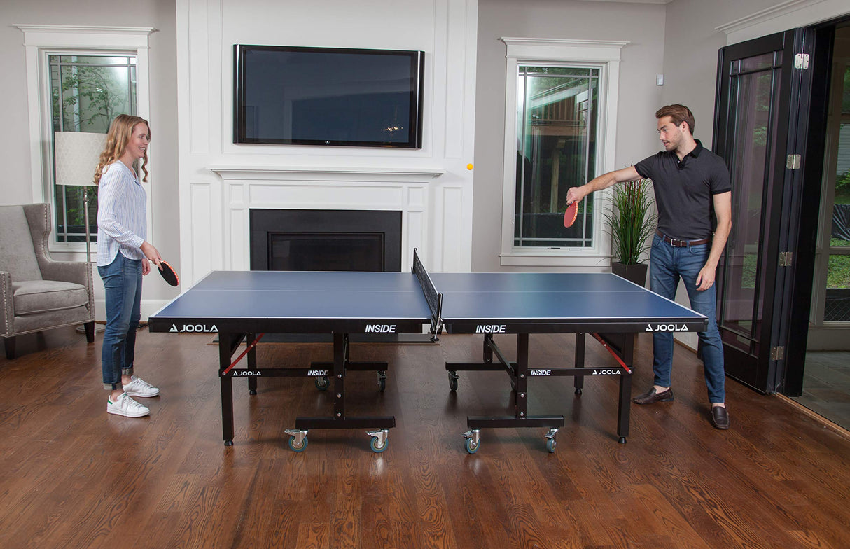JOOLA Inside 25mm Table Tennis Table with Net Set - Features 10-Min Assembly, Playback Mode, Compact Storage JOOLA