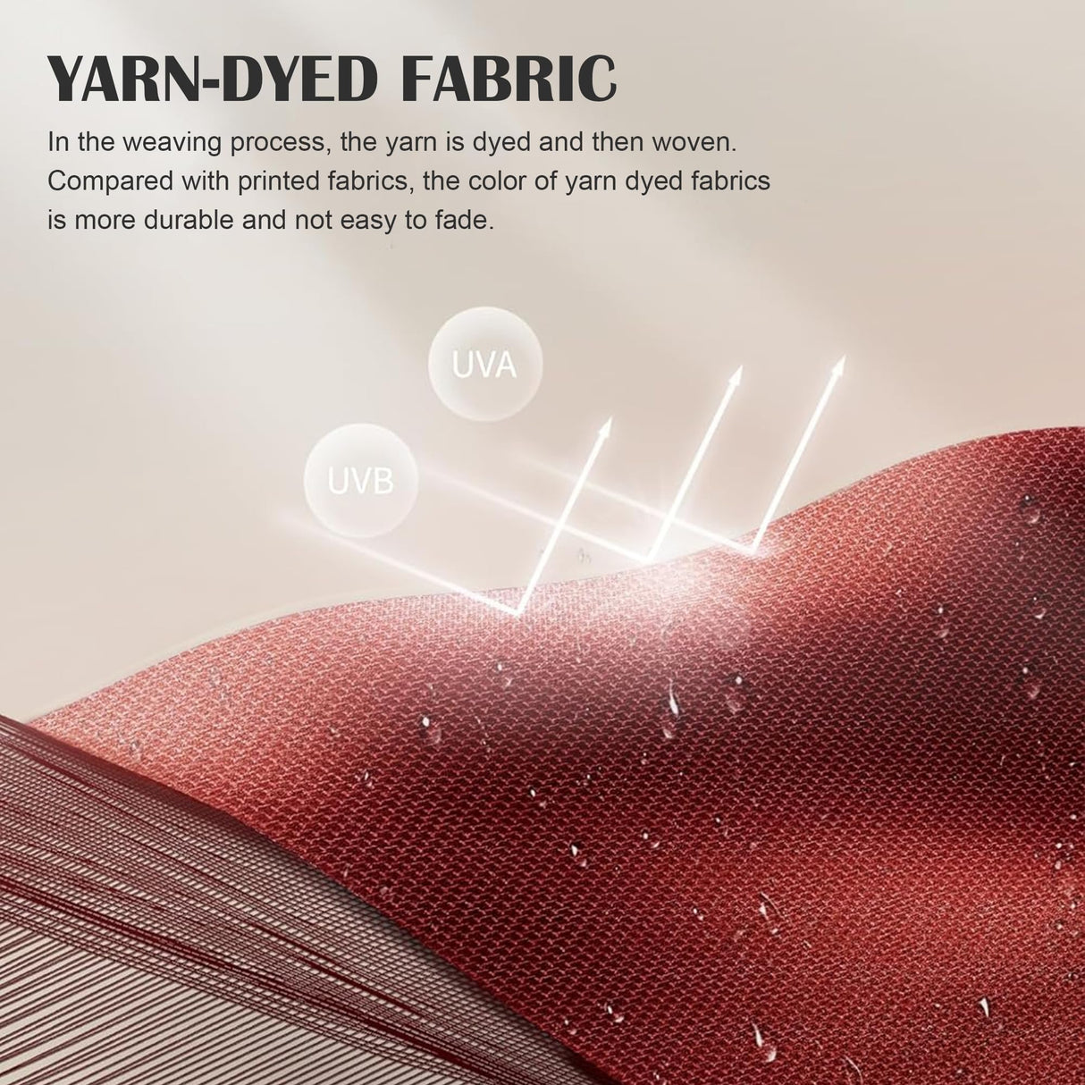 Sundale Outdoor 40LED 15ft Large Patio Umbrellas with Base Included and Umbrella Cover, Outdoor Double-Sided Umbrella with Solar Lights Red Sundale Outdoor