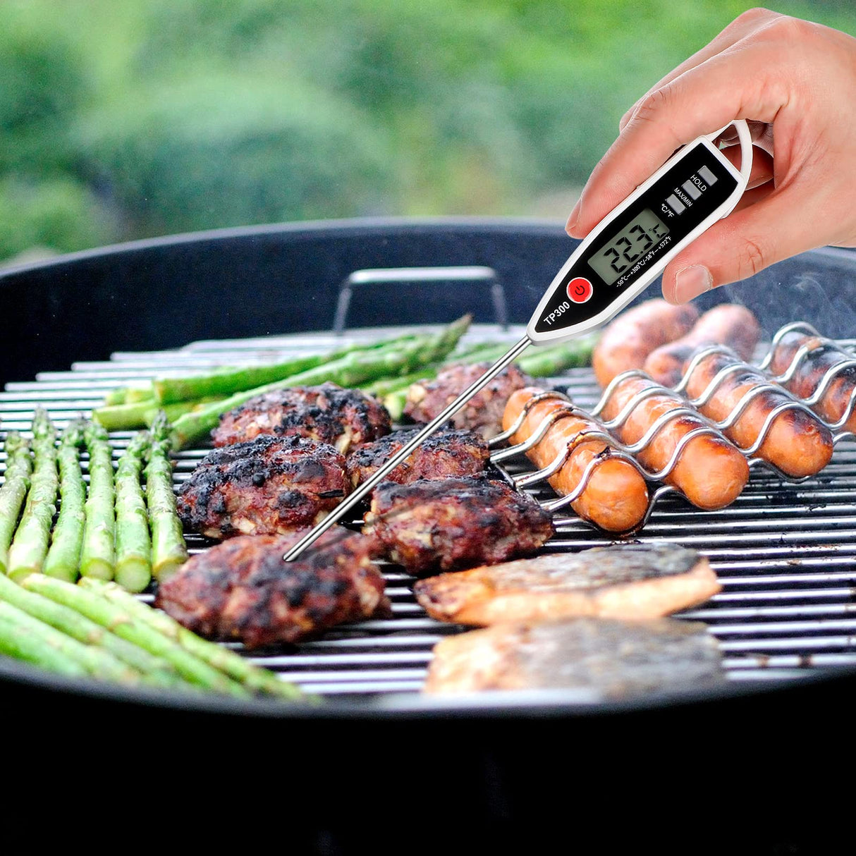 Digital Thermometer Food Meat Candy Water Immediate Read Thermometer for Kitchen Cooking(6 Pcs) Weewooday