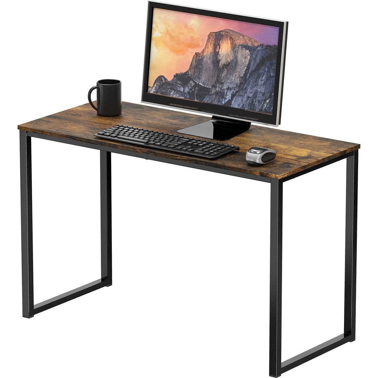 SHW Mission 32 inches Office Desk, Rustic Brown SHW