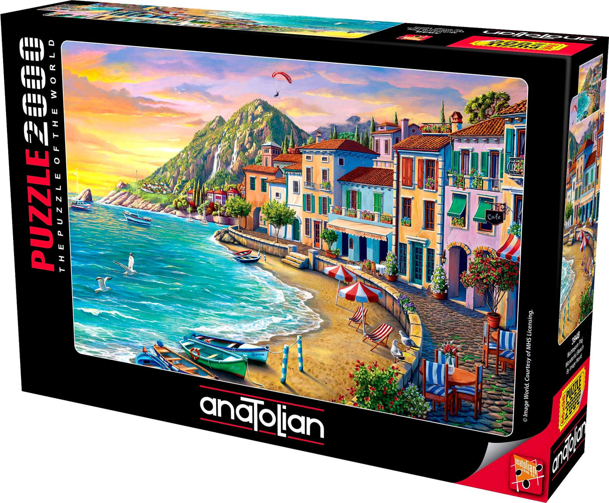 Anatolian Puzzle - Wonderful Beach, 2000 Piece Jigsaw Puzzle, #3948 (ANA3948) Anatolian