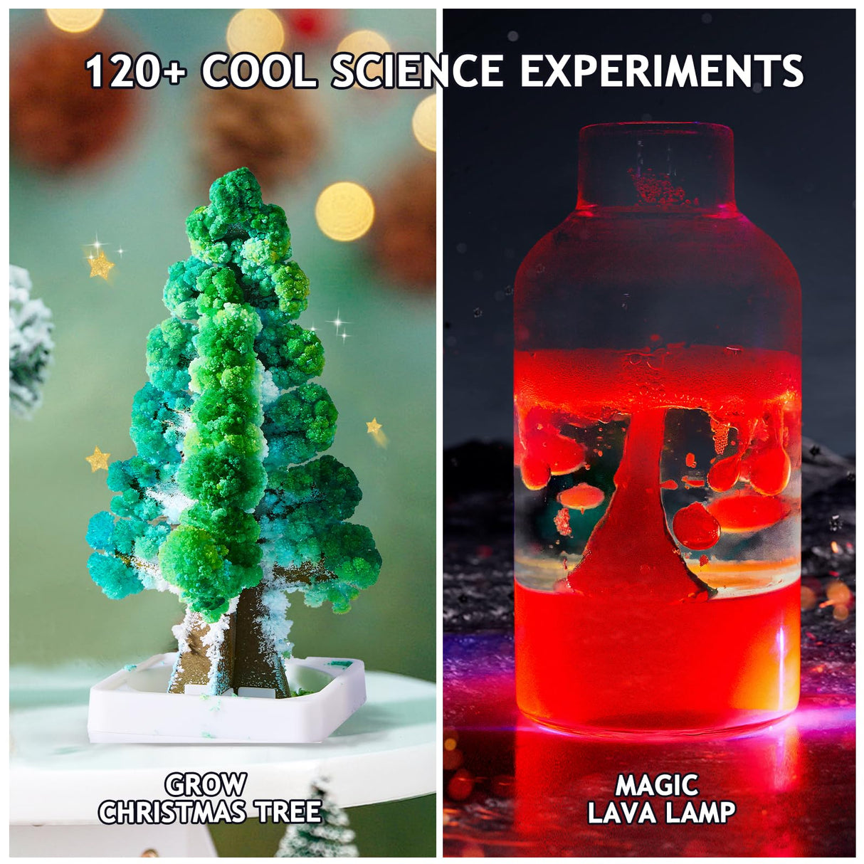 Greek Science My First Chemistry Science Kit with 120+ Experiments for Kids Age 8-10-12-14, Christmas Birthday Gifts for Boys Girls, Chemistry Set STEM Educational Learning Projects Scientist Toys Greek Science