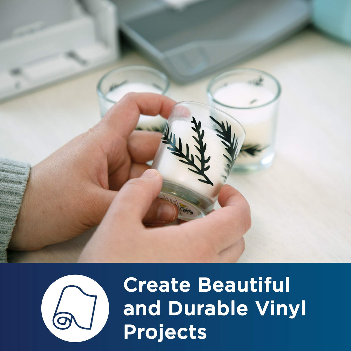 Brother ScanNCut SDX125EGY DIY Cutting Machine with Scanner, Adhesive Vinyl Sheets, Transfer Roll and 6 CADXBLD1 Replacement Blades Brother