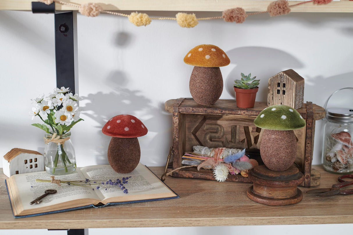 Primitives by Kathy Set of 3 Rustic Wooden House Figurines Primitives by Kathy