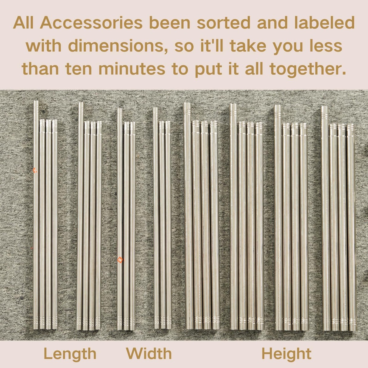 Beyeutao King Bed Canopy Frame Stainless Steel Four Poster Bed Frame Four Poster Bed Curtains Frame 4 Poster Mosquito Net Frame for Bed Play Tent Frame Outdoor or Indoor. Beyeutao