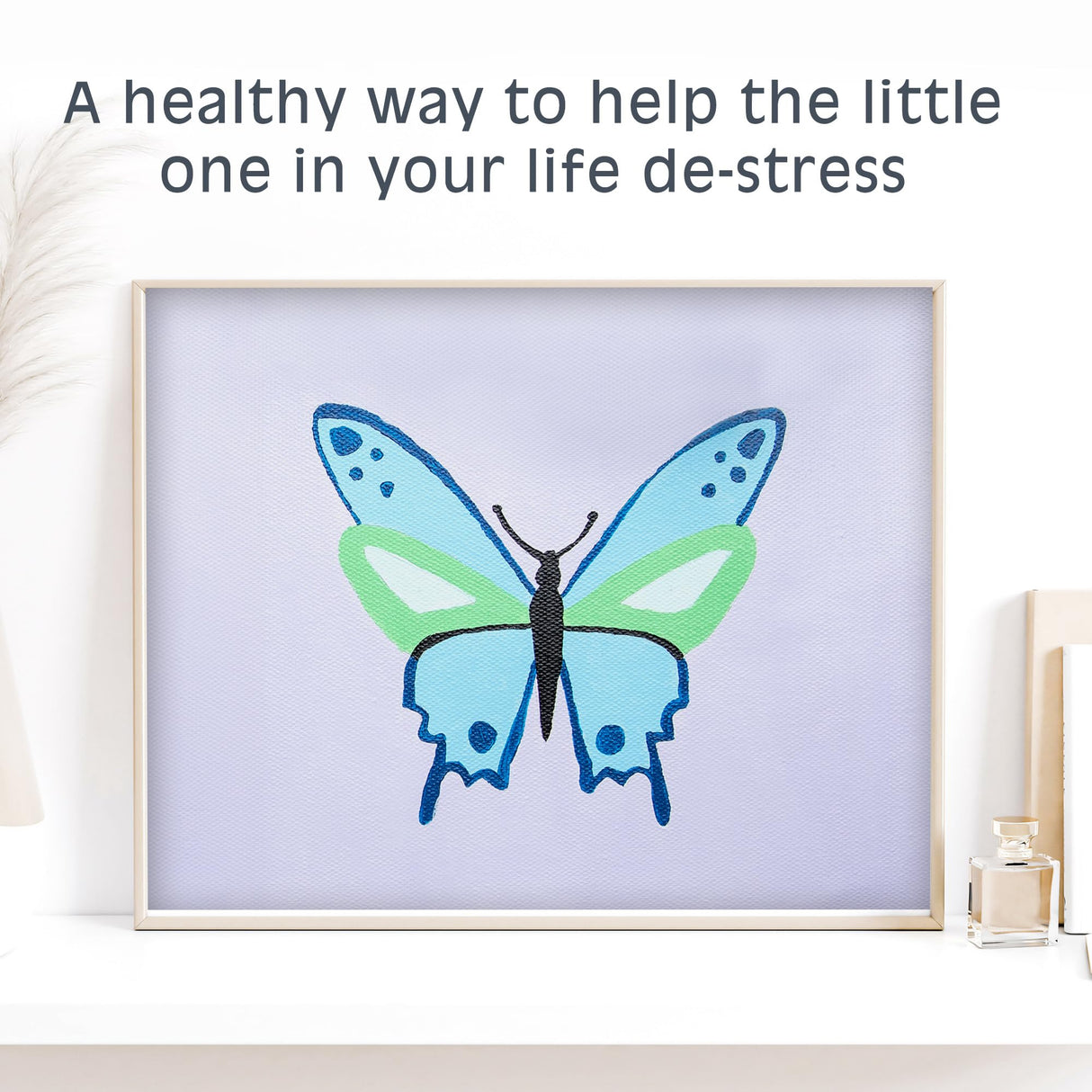 Pink Picasso Kits Paint by Number for Kids Ages 8-12 | DIY Beginner Kids Craft Kit Acrylic Paint Canvas Painting Art Kits & Wall Decor as Seen On Shark Tank | (Butterfly) 8x10-Paint Kit Set Pink Picasso