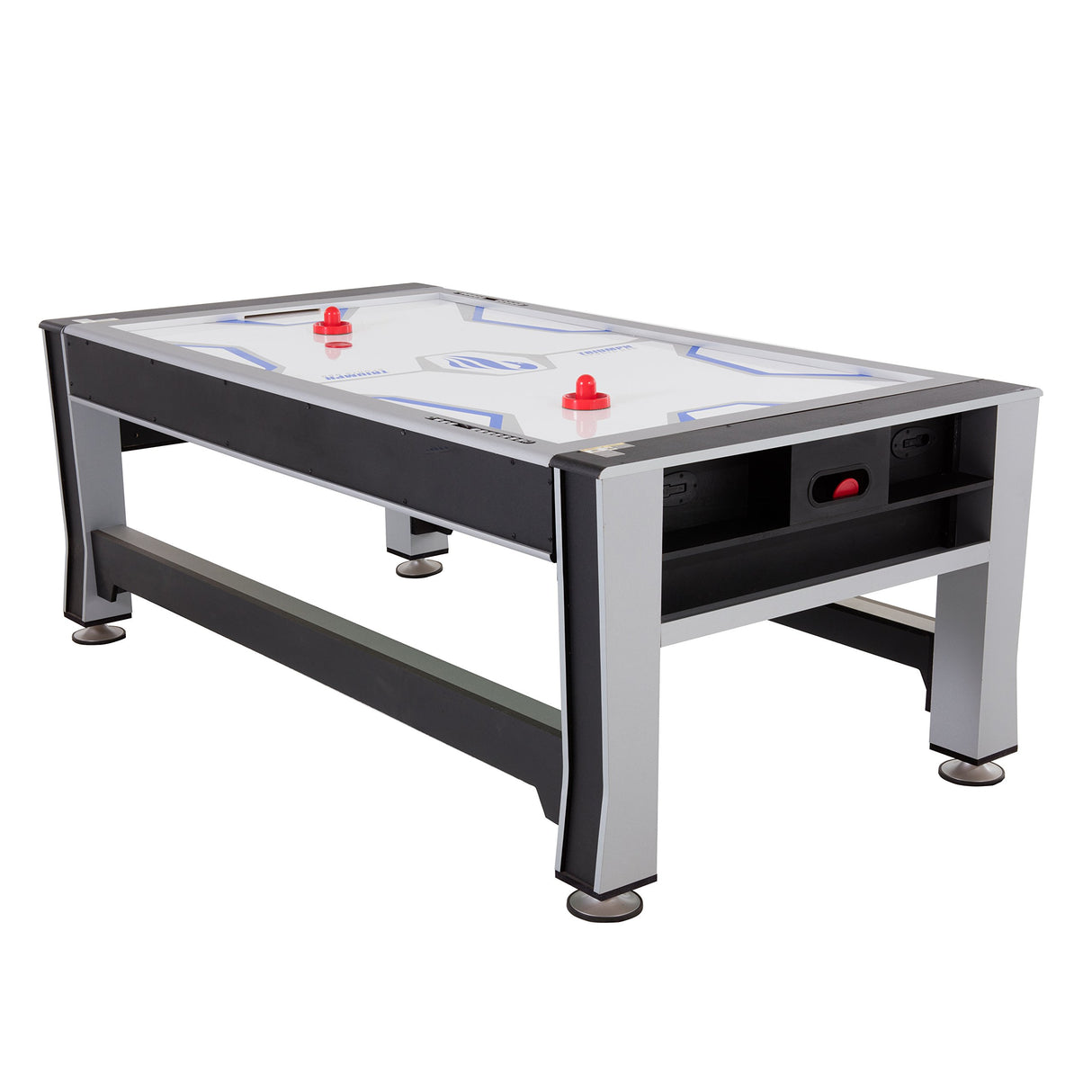 Triumph 3-in-1 7' Rotating Swivel Multigame Table - Air Hockey, Billiards/Pool, and Table Tennis - All Accessories Included Triumph Sports