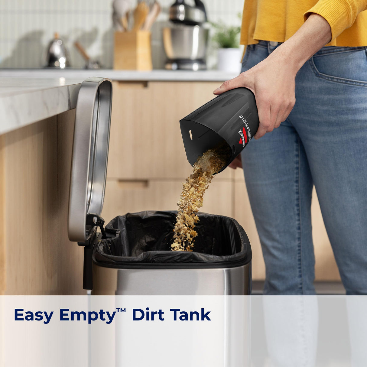 Bissell Featherweight Stick Lightweight Bagless Vacuum with Crevice Tool, 2033M, Black Bissell