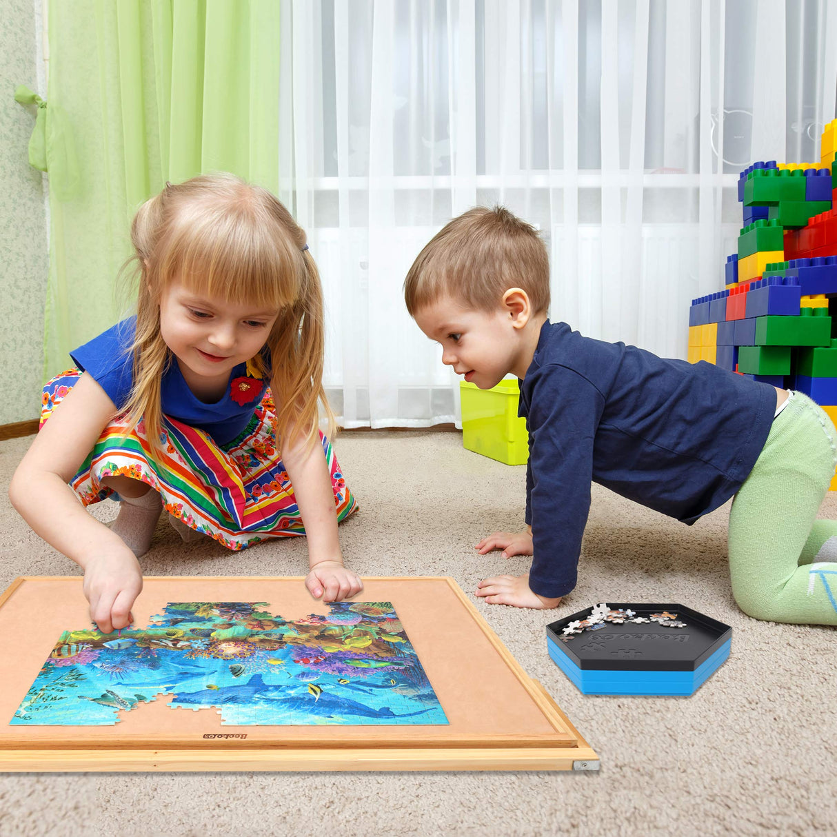 Becko US Puzzles for Adults Jigsaw Puzzles 500 Pieces Puzzles for Kids and Adults - Undersea World Underwater Paradise Ocean Scene Becko US