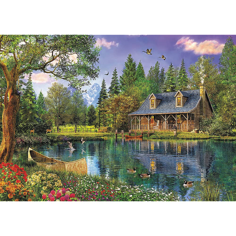 Trefl Afternoon Idyll 4000 Piece Jigsaw Puzzle Red 54"x38" Trefl