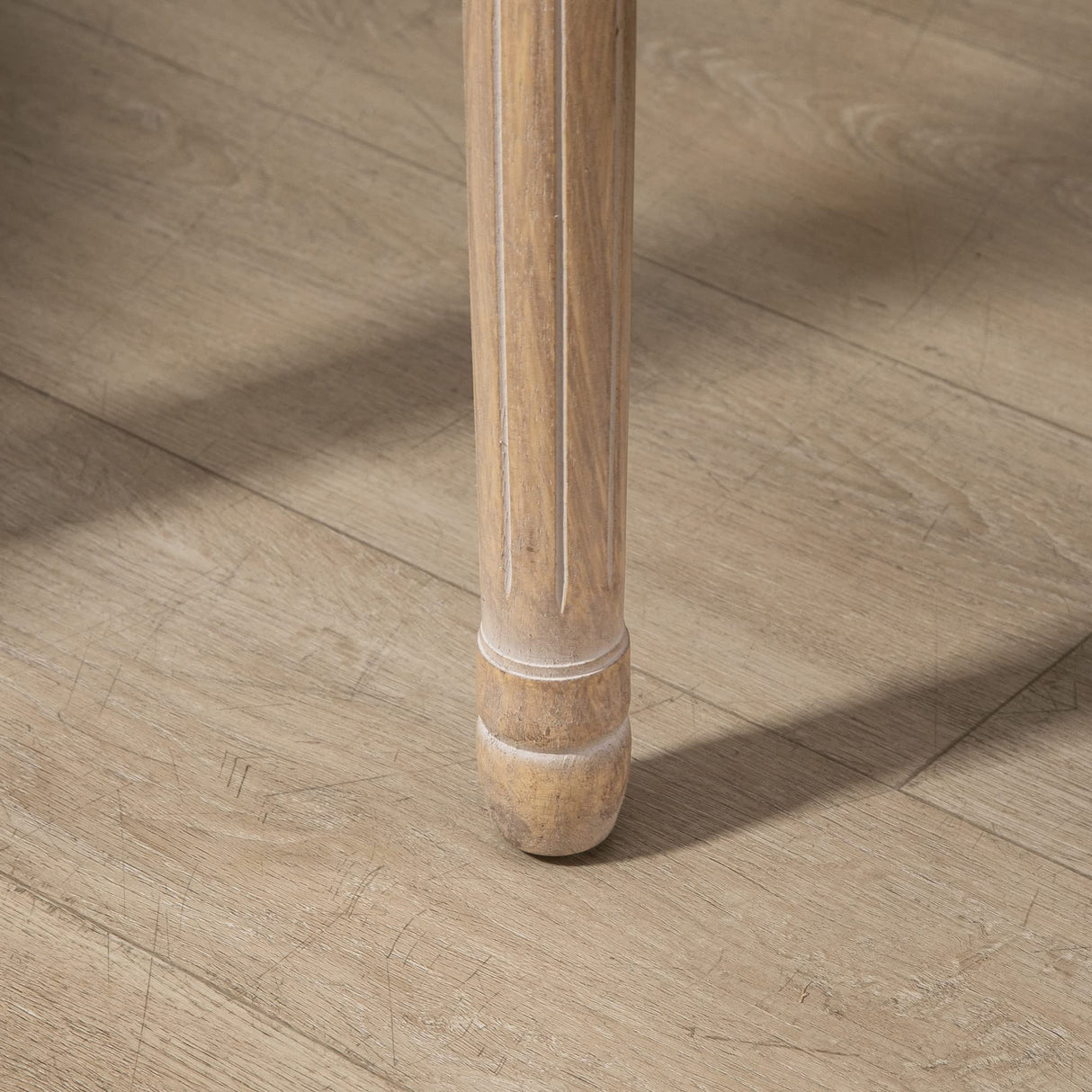 HOMCOM French-Style Upholstered Dining Chair Set, Armless Accent Side Chairs with Rattan Backrest and Linen-Touch Upholstery, Set of 2, Gray HOMCOM