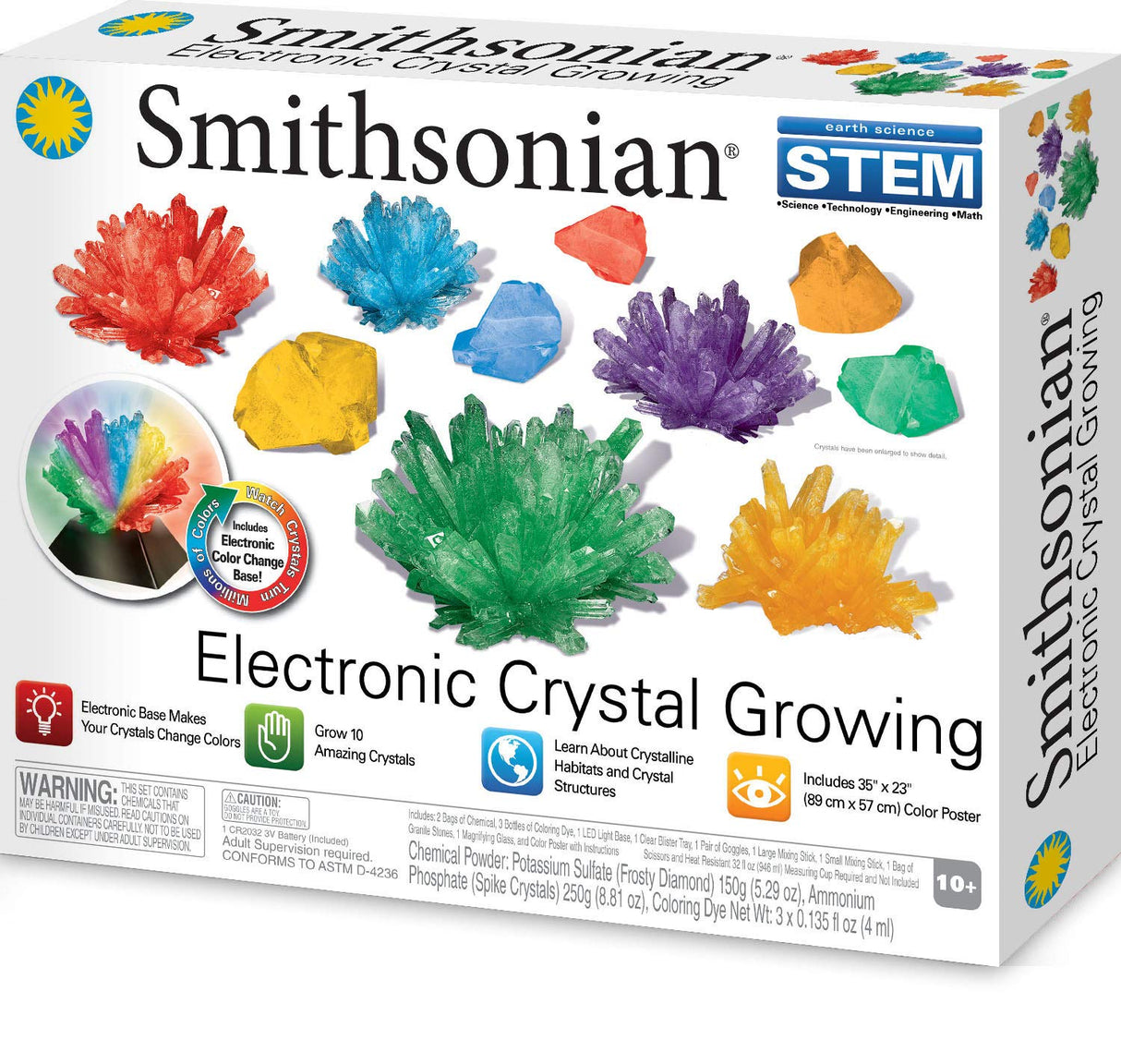 Smithsonian Electronic Crystal Growing 35x23 inch NSI